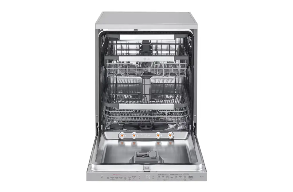 LG Dishwasher DFB335HP Matte Black Steam Inverter Direct Drive, SmartThinQ™