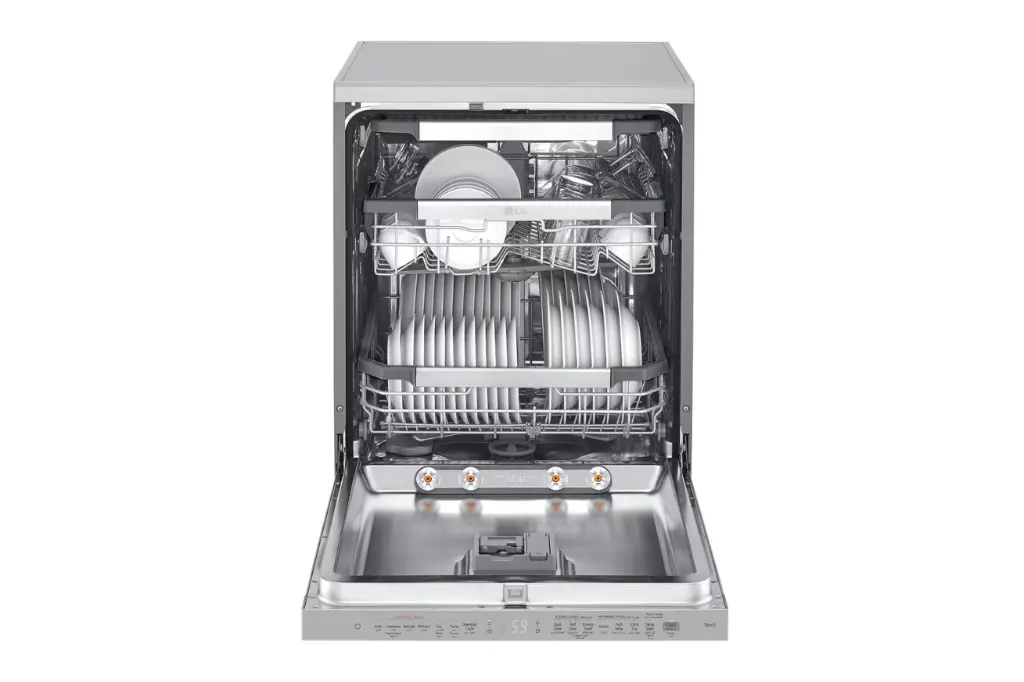 LG Dishwasher DFB335HP Matte Black Steam Inverter Direct Drive, SmartThinQ™