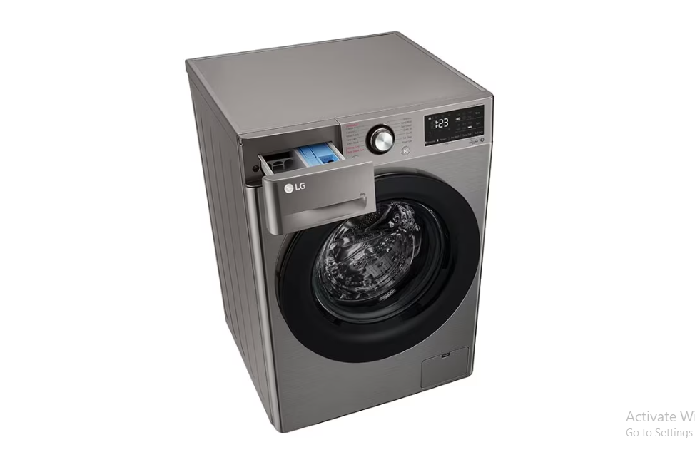 LG 9kg Front Load Washer F4R3VYG6P Steam ThinQ