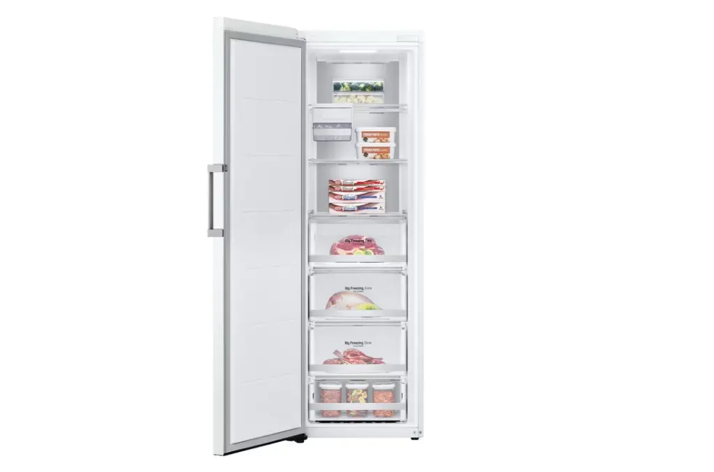 LG Pigeon Pair Refrigerator GRF411EQDM-GRB414EQFM (White)