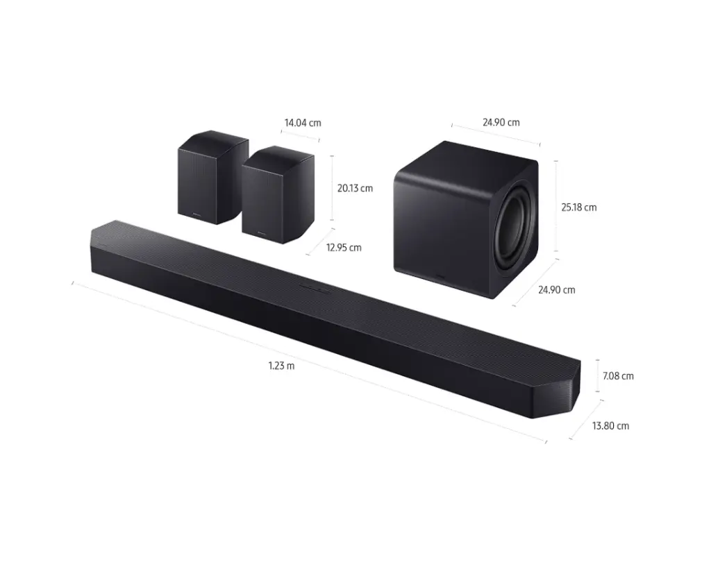 Samsung Sound Bar Q990F 756W 11.1.4 Ch. Q-Symphony with Wireless Dolby Atmos
