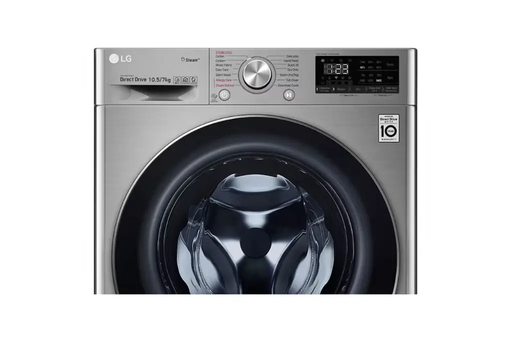 LG 10.5Kg Washer & 07Kg Dryer F4V5RGP2T