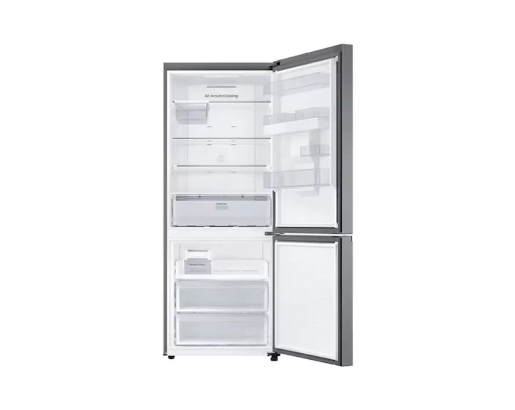 Samsung Refrigerator RB50DG632ES9A 459 Liters Bottom Mount Freezer. Available in Pakistan. Order now at ZEAPP at the lowest prices nationwide.
