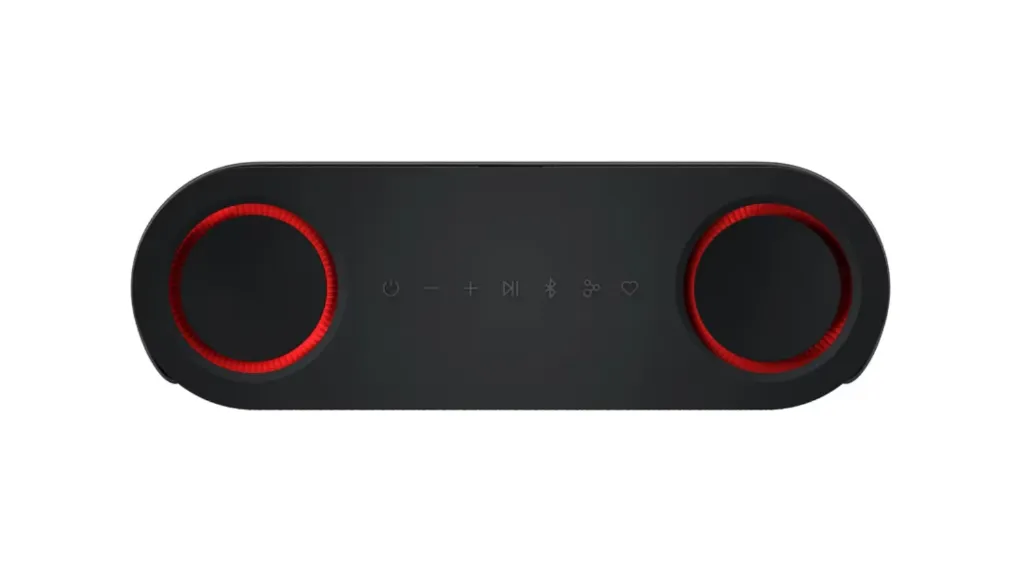 LG xboom Bounce Bluetooth Speaker xboom Signature Sound with Dual Passive Radiators