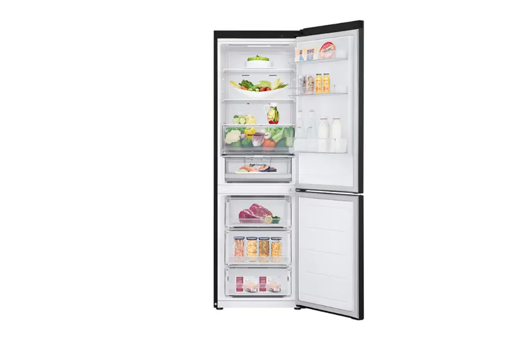 LG Refrigerator GRB459FQFW 341L Wide Bottom Freezer