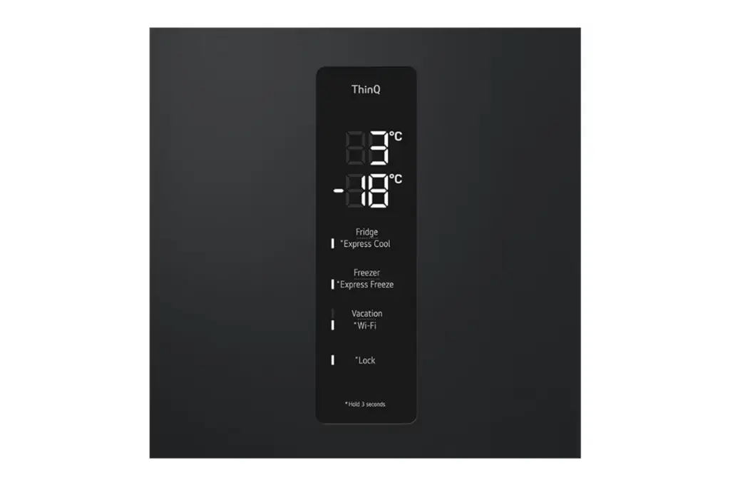 LG Refrigerator GRB459FQFW 341L Wide Bottom Freezer