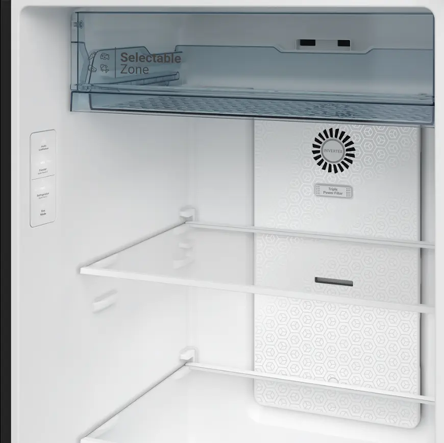 Hitachi Refrigerator HRTN6443SAMGWTH 2 Door Top Freezer Deluxe