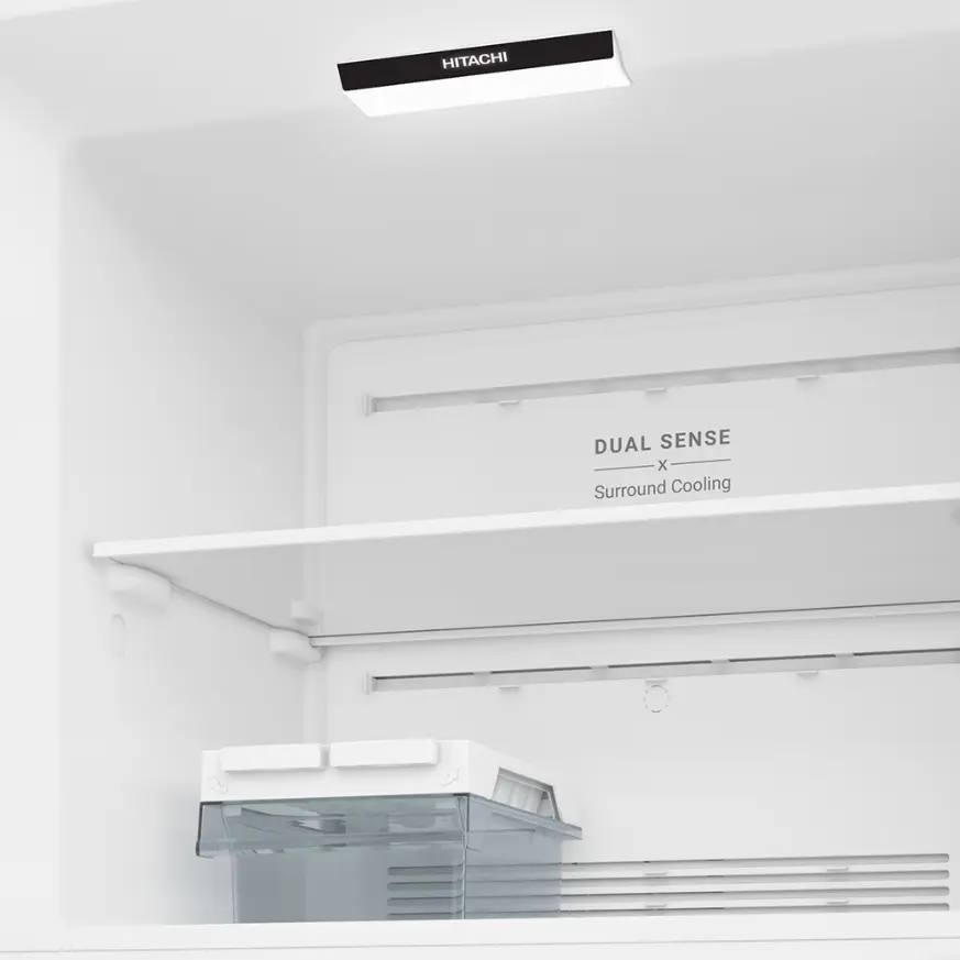 Hitachi Refrigerator HRTN6443SGBKTH 2 Door Top Freezer