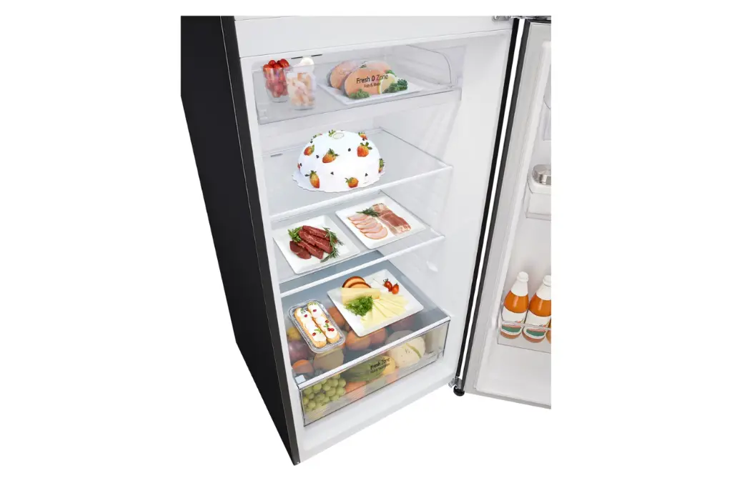 LG Refrigerator GN-B452PGFQ Black Glass Smart Inverter Refrigerator
