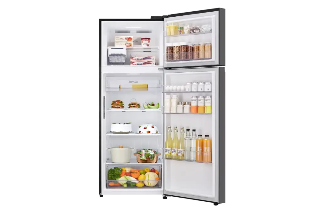 LG Refrigerator GN-B452PGFQ Black Glass Smart Inverter Refrigerator
