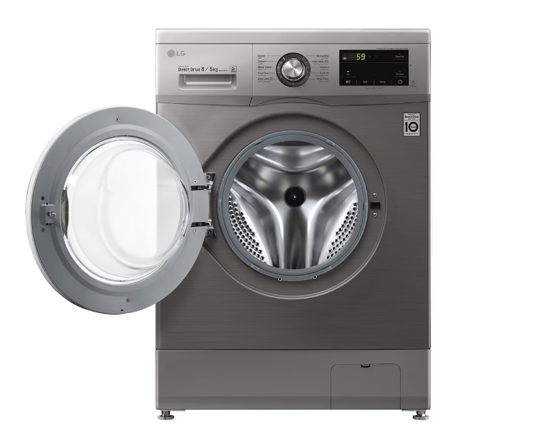 LG 08Kg Washer & 05Kg Dryer F4J3TMG5P