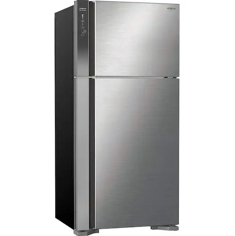Hitachi Refrigerator RV710PUK7KBSL 510L Net Capacity Top Mount Inverter Series Refrigerator Brilliant Silver