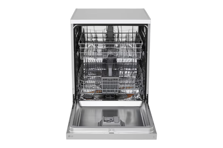 LG Dishwasher DFC612FV 14 Place Settings, EasyRack™ Plus, Inverter Direct Drive, Platinum Silver color