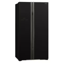 Hitachi Refrigerator RS700PUK0GBK Door Inverter Series Refrigerator Glass Black