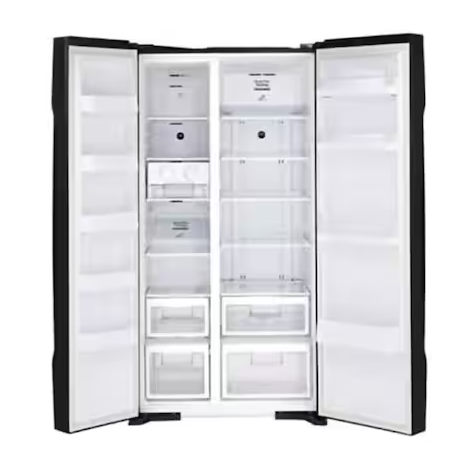 Hitachi Refrigerator RS700PUK0GBK Door Inverter Series Refrigerator Glass Black