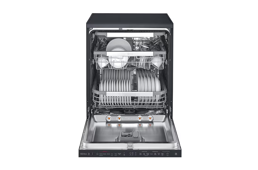 LG Dishwasher DFB325HM Matte Black Steam Inverter Direct Drive, ThinQ
