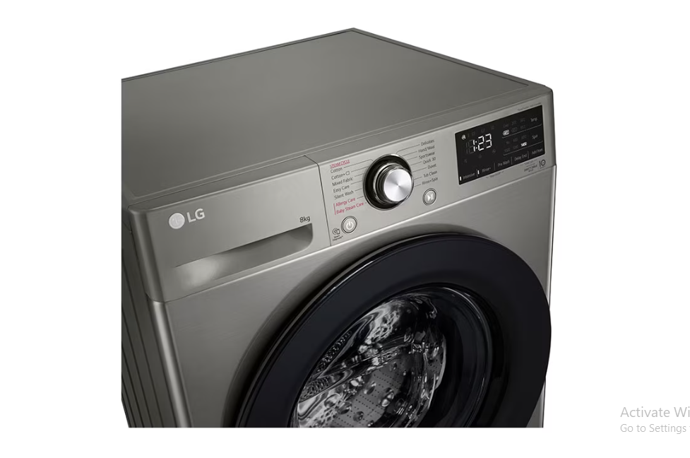 LG 8 Kg Washing Machine F4R3TYG6P, with AI DD technology