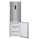 LG Refrigerator GC-B459NLHM 341L Wide Bottom Freezer with DoorCooling⁺™ in Stainless Finish