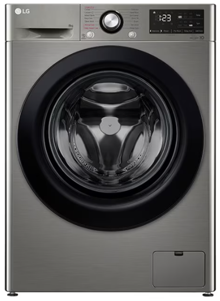 LG 8 Kg Washing Machine F4R3TYG6P, with AI DD technology