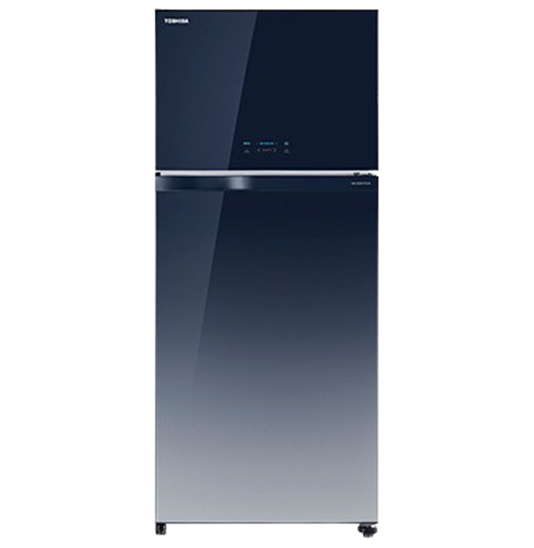 Toshiba Refrigerator 608Liters GR-AG820U (Glass Blue)