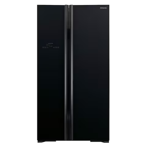 [00000386] Hitachi Refrigerator RS700PUK0GBK Door Inverter Series Refrigerator Glass Black