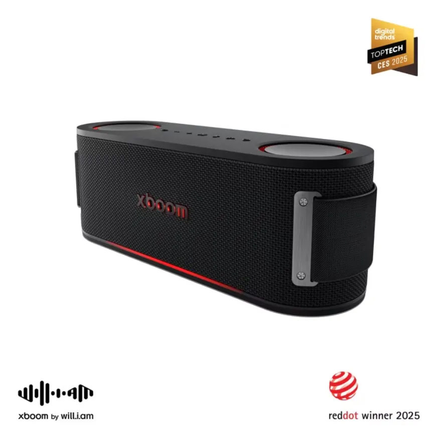 [00304061] LG xboom Bounce Bluetooth Speaker xboom Signature Sound with Dual Passive Radiators