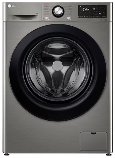 [00904001] LG 8 Kg Washing Machine F4R3TYG6P, with AI DD technology