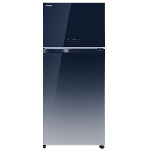 [01409003] Toshiba Refrigerator 608Liters GR-AG820U (Glass Blue)