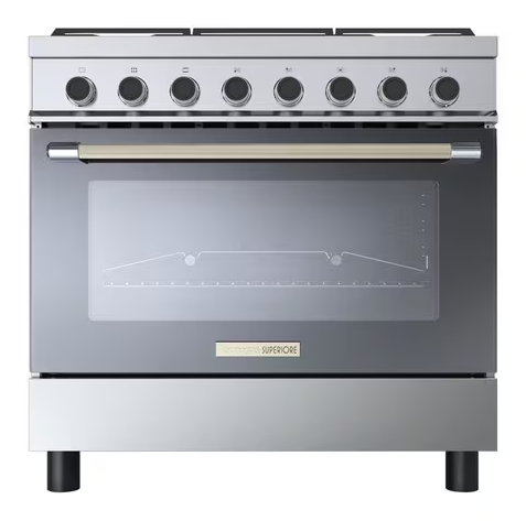 Tecnogas 5 Gas Burner Cooker TCUS96GGT5X (Italy)