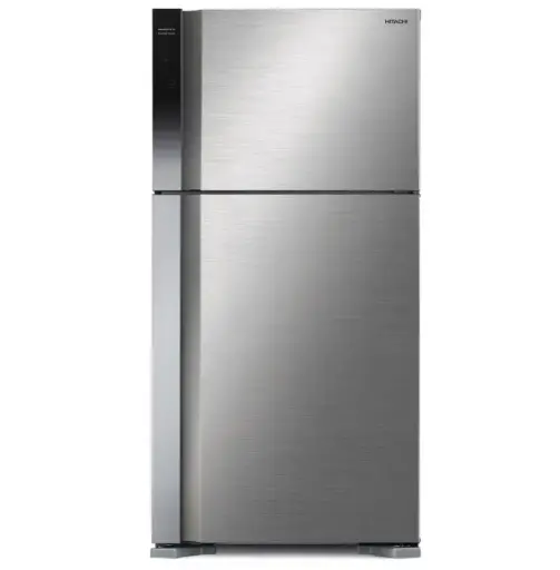 Hitachi Refrigerator HRTN8565DFBSL 510L Net Capacity Top Mount Inverter Refrigerator Brilliant Silver